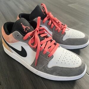 Men's NIKE Air Jordan 1 Low SE Flight Club Low Top Sneakers Shoes DX4334-008 9.5